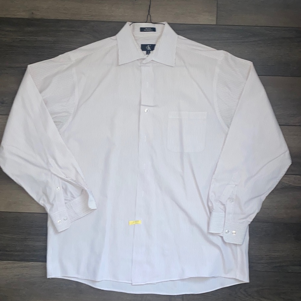 Men’s Calvin Klein dress shirt, size 17